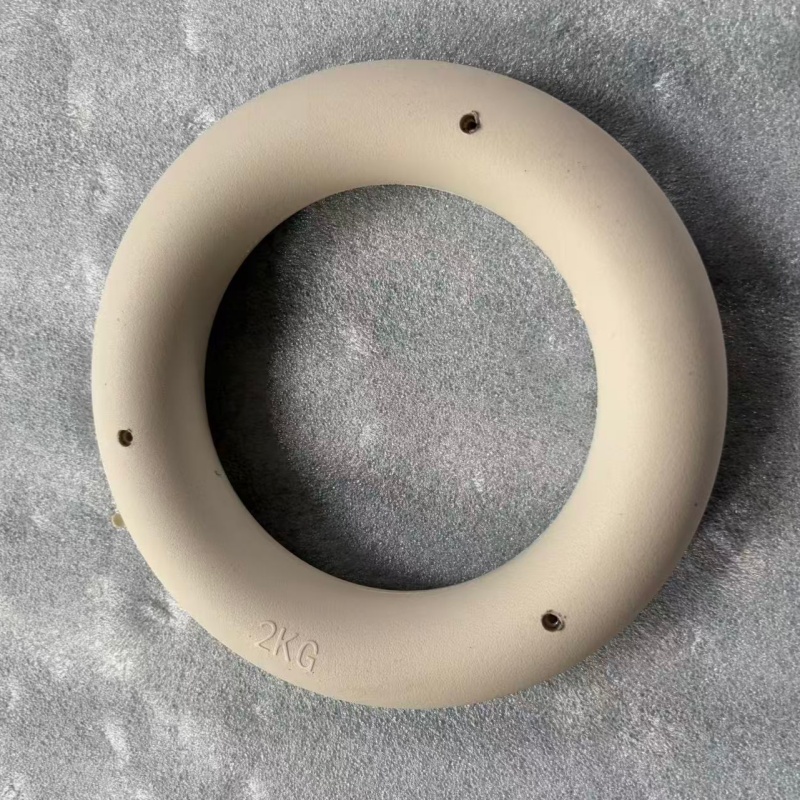 2kg Weighted Ring, Solid Cast‑Iron Core with Injection‑Molded TPE Shell for Yoga & Pilates Home Fitness